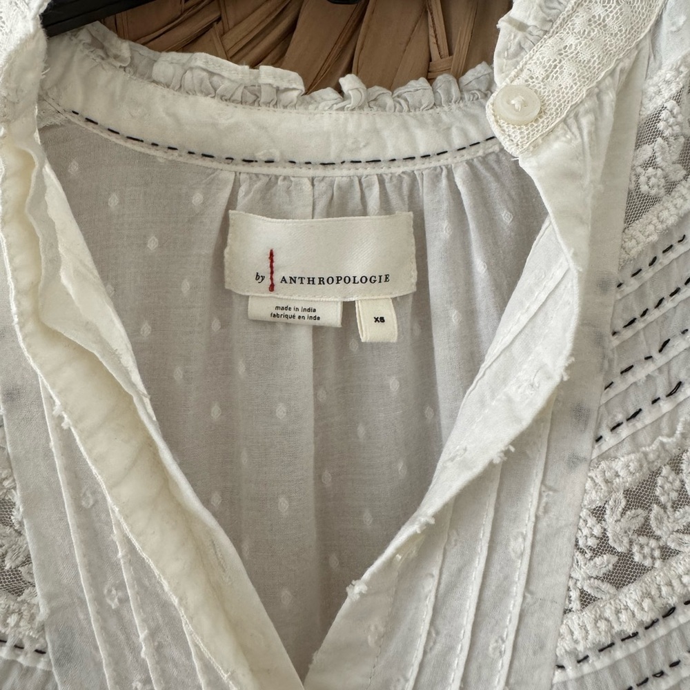 Anthropologie Vicenza Lace Babydoll Tunic - Picture 4 of 12